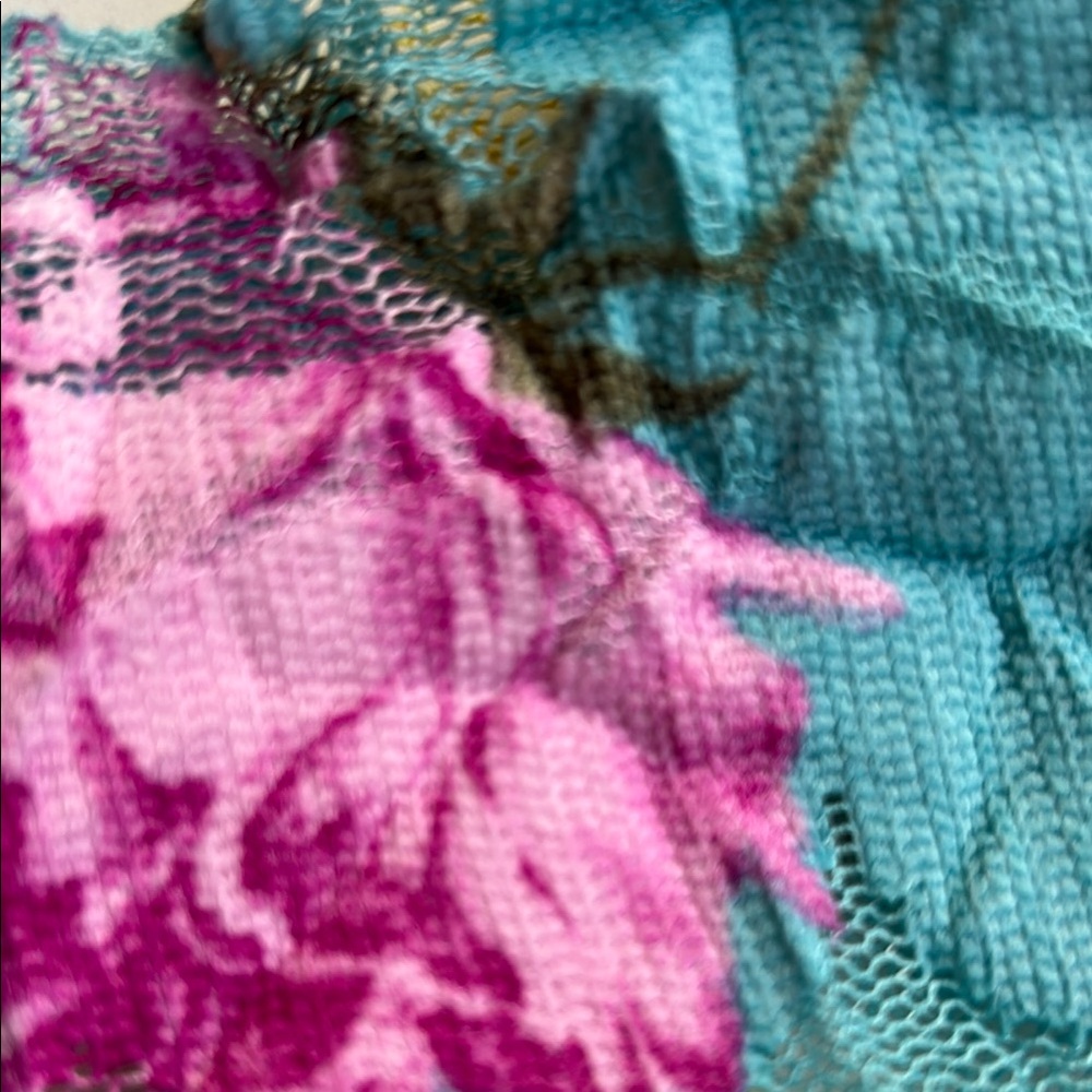 Heart Moon Star Mesh Top in Pink and Blue - Picture 5 of 10